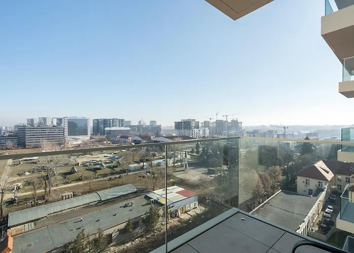 Caffe Luxury King Bed Entire Apartment, Underground Parking Near Promenada Bussiness Center Appartamento Bucarest