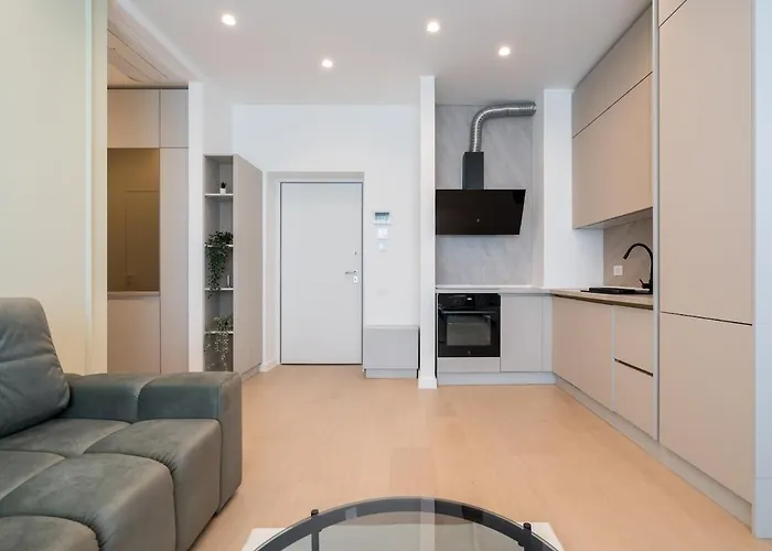 Apartmán Caffe Luxury King Bed Entire Apartment, Underground Parking Near Promenada Bussiness Center Bukurešť