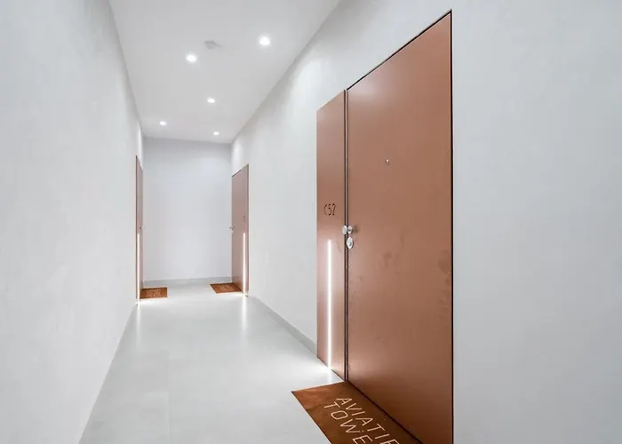 Caffe Luxury King Bed Entire Apartment, Underground Parking Near Promenada Bussiness Center *