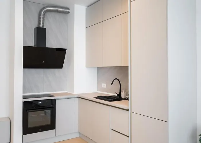 Caffe Luxury King Bed Entire Apartment, Underground Parking Near Promenada Bussiness Center * Bucureşti